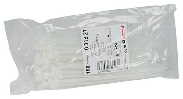 Legrand Legrand 031827 Kabelbinder Colring farblos innenverzahnt 4,6x180mm