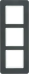 Berker Rahmen 3-fach anthrazit/samt 10136186