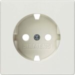 Siemens 5UH1065 DELTA style titanweiß Abdeckung für SCHUKO Steckdose
