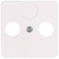 Kopp 348113187 Abdeckung für Ant steckd.2-fach TV RF M3x13,M3x16,M3x25 Europa arktis