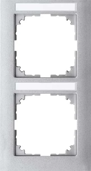 Merten Merten Rahmen 2-fach aluminium MEG4022-3660
