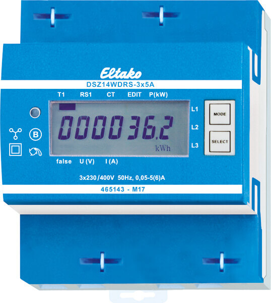 Eltako Eltako Wandler-Drehstromz. RS485 Bus DSZ14WDRS-3x5A MID