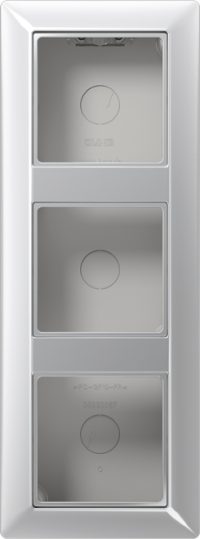 Jung AP-Kappe 3-fach alu angeformter Rahmen AS 583 A AL