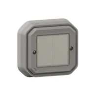Legrand 069819L PlexoNew with Netatmo Wandsender Licht 2-fach Grau