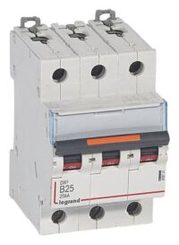 Legrand 409731 DX3 LS-Schalter B 25A 3-polig 25kA 400VAC 3TE