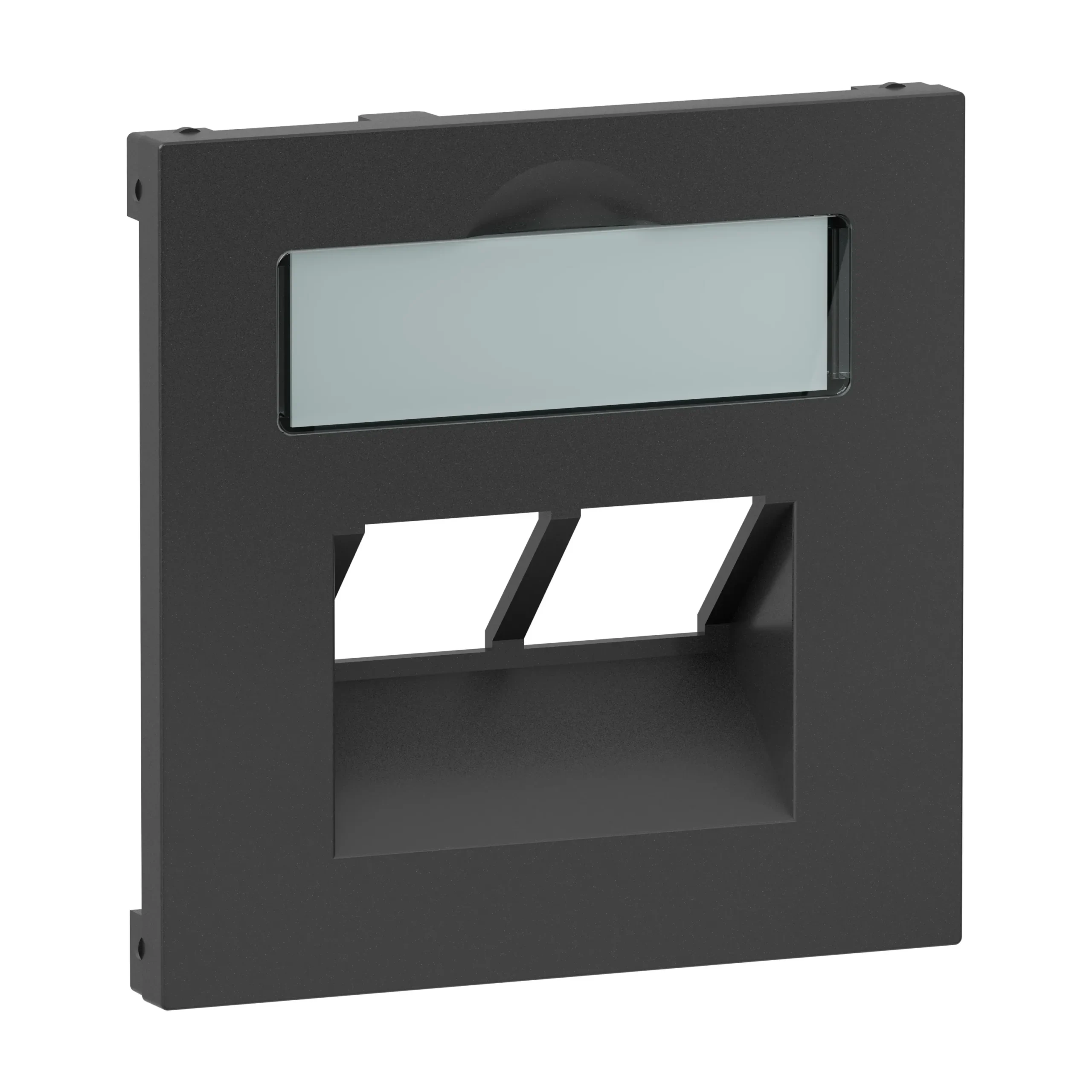 Legrand Legrand 765459 SEANO Abdeckung 2x RJ45 f Datendosen Fremdfabrikate Anthrazit