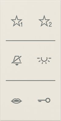 Jung Design-Cover Audio Symbole bruchs SI A6 LS DC W