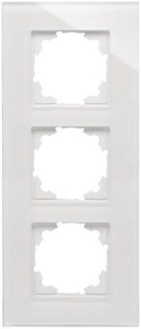 Kopp 405502011 ATHENIS-3-fach Glas-Abdeckrahmen senkrechte und waage