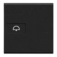 Legrand BTicino L4916M2D LivingLight Symbolwippe 2M Axial GLOCKE Anthrazit