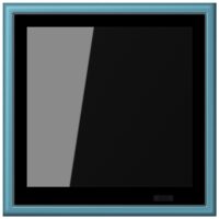 Jung LC 459 D1 S212 KNX Raumcontroller LS TOUCH Serie LS céruléen vif