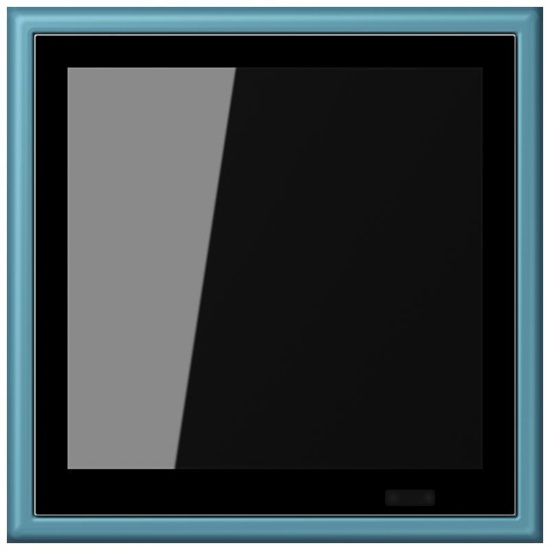 Jung Jung LC 459 D1 S212 KNX Raumcontroller LS TOUCH Serie LS céruléen vif