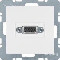 Berker Steckdose VGA mit Klemmen, polarws 3315411909