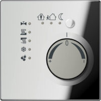 Jung KNX Stetigregler glänzendchr mit integriert Busankoppler GCR 2178 TS