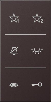 Jung Design-Cover Audio-Symbole SI A6 AL DC D
