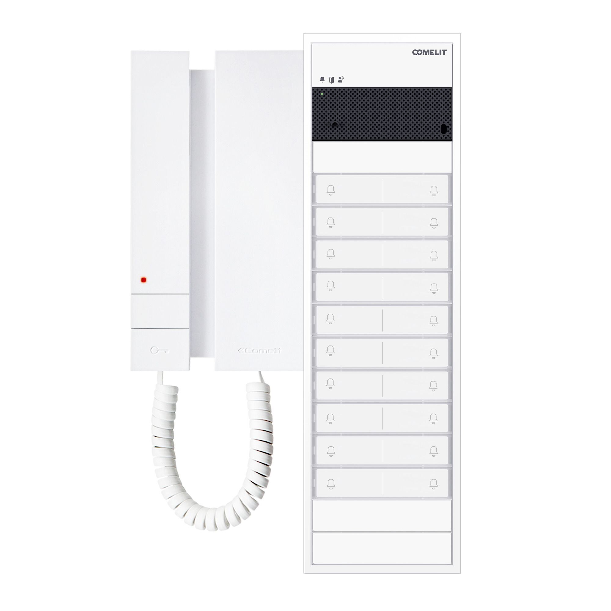 Comelit Comelit KAU2220 Paketlösung Ultra Audio Aufputz 20 Wohneinheiten Mini mit Hörer SB2