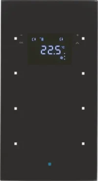 Berker Glas-Sensor mit Raumtemperatur. 75643035