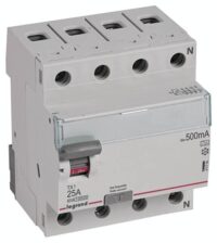 Legrand 411794 TX3 Fi-Schalter 25A 4-polig 500mA Typ A 400VAC 4TE