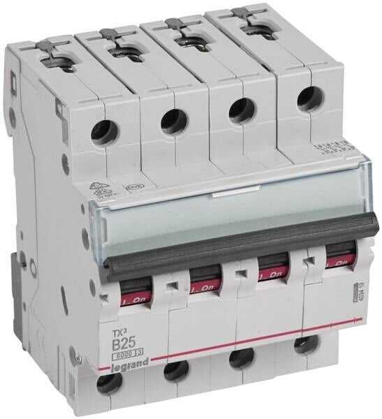 Legrand Legrand 403419 TX3 LS-Schalter B 25A 4-polig 6kA 400VAC 4TE