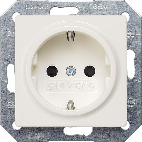 Siemens Siemens 5UB1518 DELTA i-system titanweiß SCHUKO Steckdose 10/16A 250V