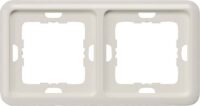 Siemens 5TG1812 DELTA profil titanweiß Rahmen 2-fach