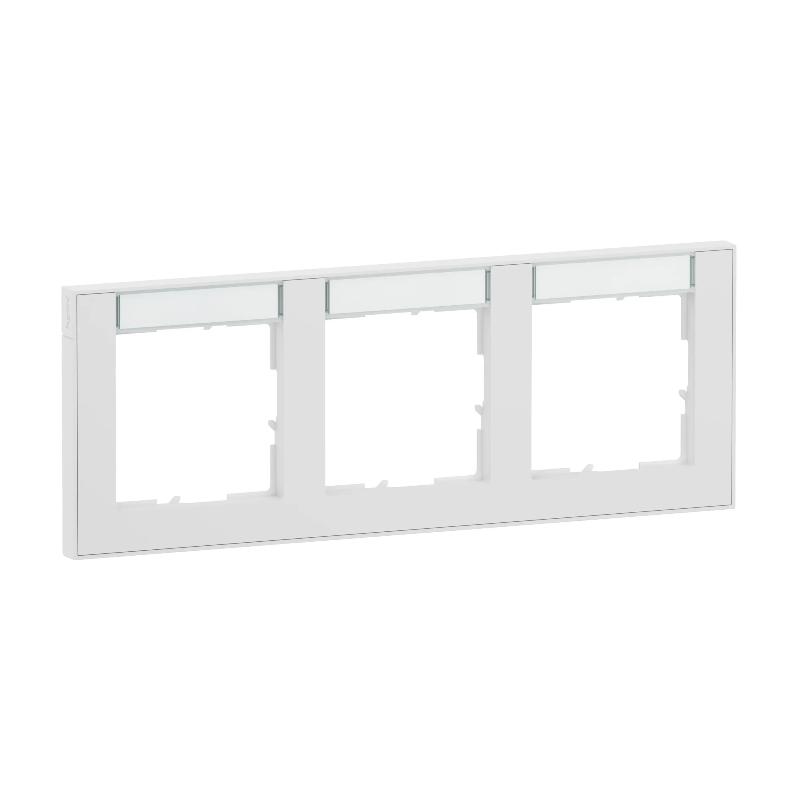 Legrand Legrand 765893 SEANO+3-fach Rahmen horizontal mit Beschriftungsfeld