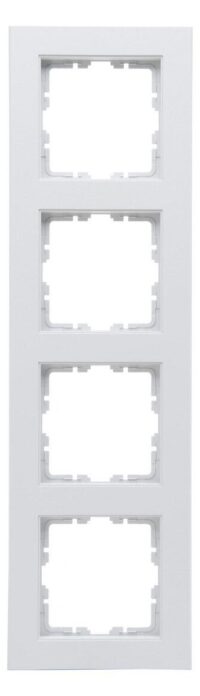 Kopp 402834003 HK07-Abdeckrahmen 4-fach Farbe:grau matt