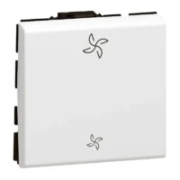 Legrand 077027L Wechselschalter (SL) 10A Ventilator antibakt. 2M Mosaic ultraweiß