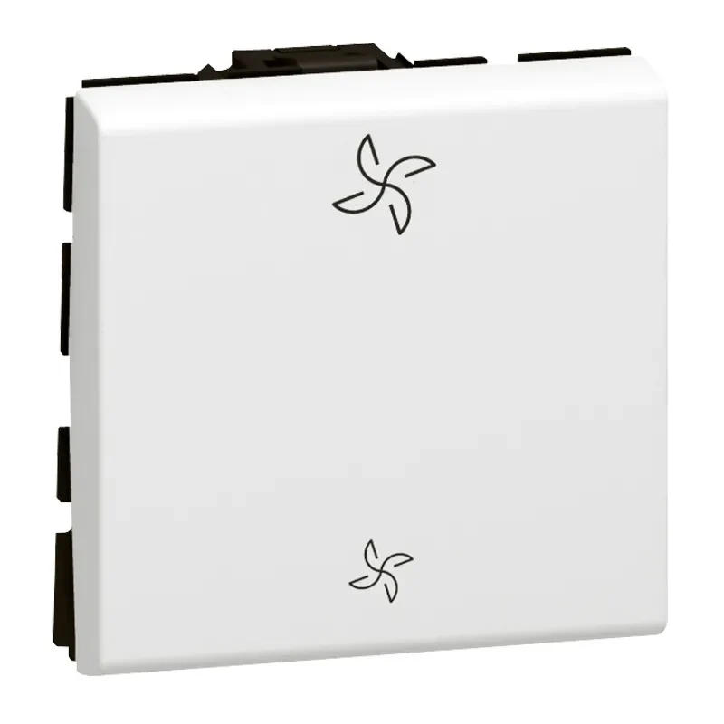 Legrand Legrand 077027L Wechselschalter (SL) 10A Ventilator antibakt. 2M Mosaic ultraweiß