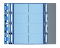BTicino 352183 Frontblende Ruftasten- modul SFERA 8RT-D Allstreet