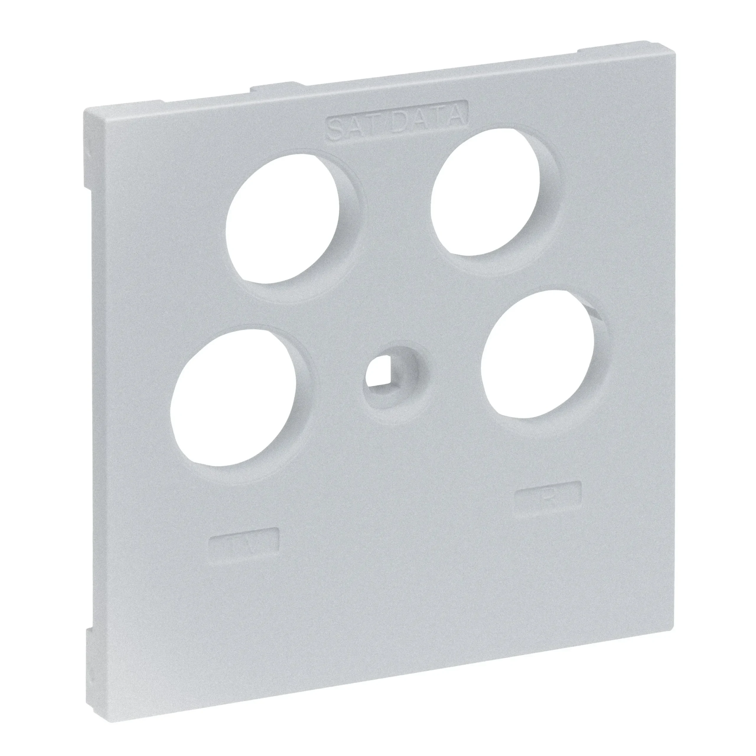 Legrand Legrand 765257 SEANO Abdeckung TV-R-SAT-SAT für Fremdfabrikate Al