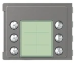 BTicino 352165 Frontblende Ruftasten- modul SFERA 6RT-D Robur