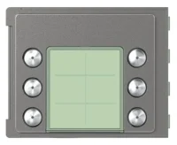 BTicino 352165 Frontblende Ruftasten- modul SFERA 6RT-D Robur