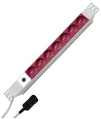 Kopp 933704013 Schuko-Steckdose 7-fach PROFIversal 19Z 10A 45° CEE7/V