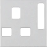 Berker Zentralstück British Std. B.7 aluminium 3313071404