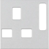 Berker Zentralstück British Std. B.7 aluminium 3313071404