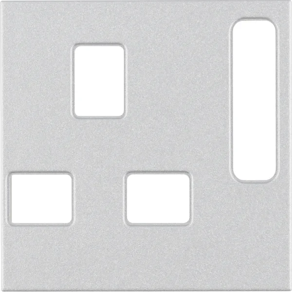 Berker Zentralstück British Std. B.7 aluminium 3313071404