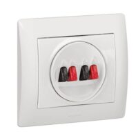 Legrand 771025 Abdeckung HIFI Lautsprecher 2-fach Galea ultraweiß