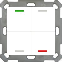 Bild vom Produkt: MDT technologies Taster Light 55 4-fach RGBW,rws/glä,neutral BE-TAL55T4.01