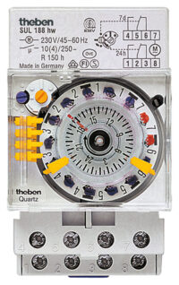 Theben Quarzschaltuhr 1W, Tag/Woche SUL 188hw