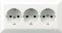 Jung Kanal-SCHUKO-Steckdose 3-fach 16A 250V AS 523 BF WW