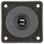 Berker 9451705 Steckdose 12V Integro schwarz matt