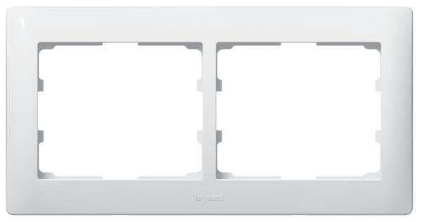 Legrand Legrand 771002 Rahmen 2-fach waagerecht Galea ultraweiß