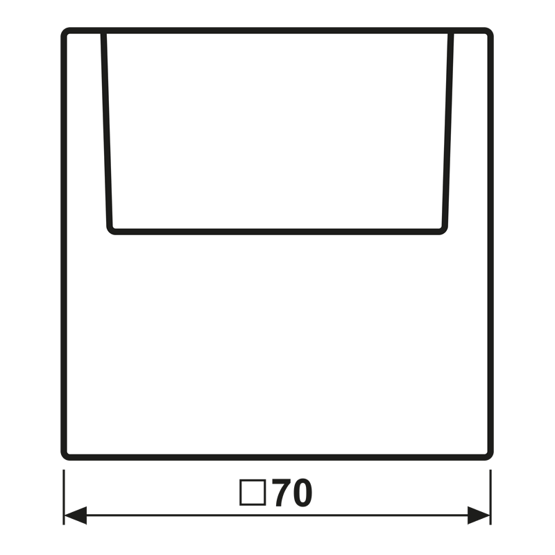 Jung Jung Hotelcard-Schalter graphitschwarz matt LS 590 CARD SWM