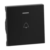 Legrand 765315 SEANO Wippe beleuchtet mit Symbol Klingel Farbausführung Schwarz