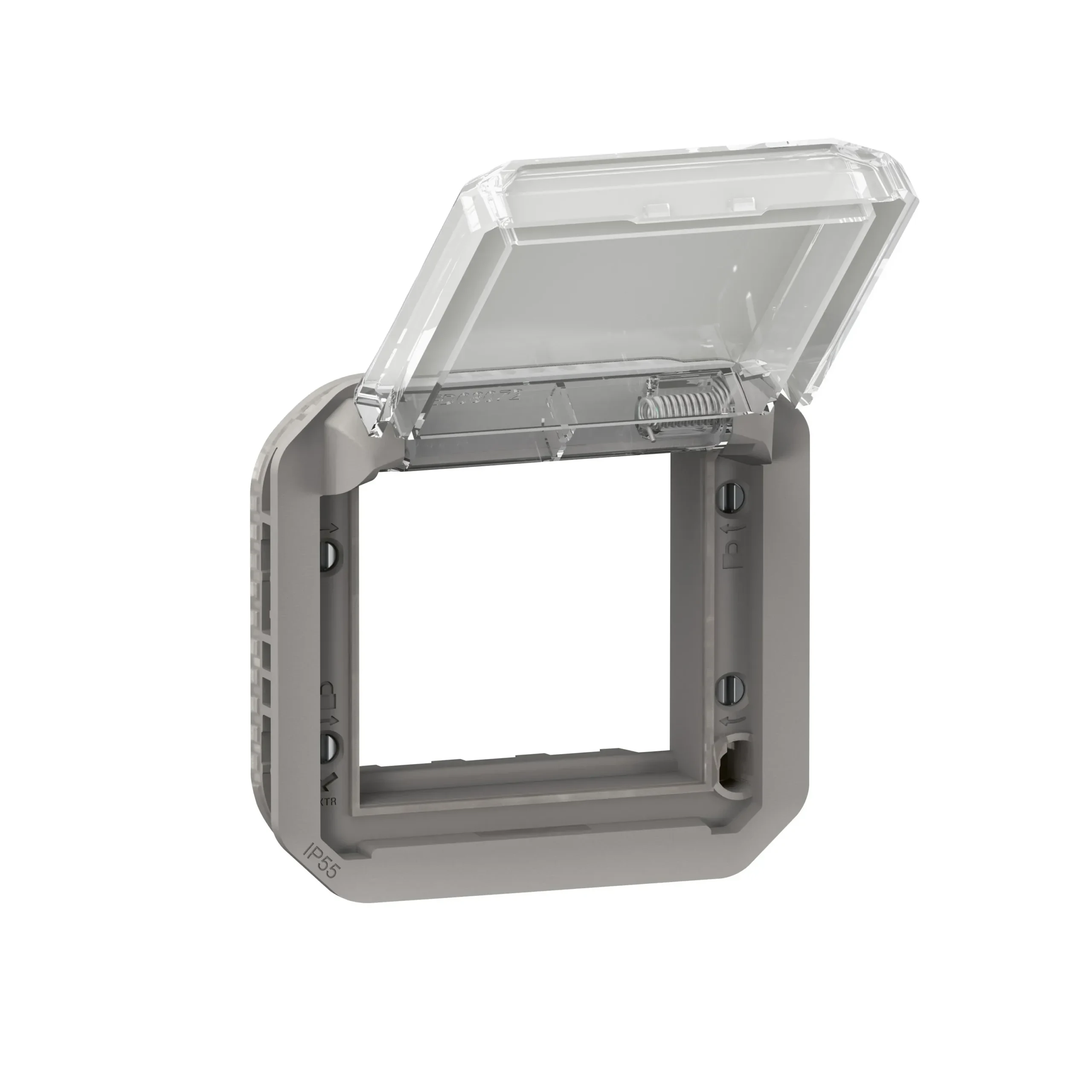 Legrand Legrand 069580L Plexo New Einsatz Mosaic Adapter mit transparentem Klappdeckel