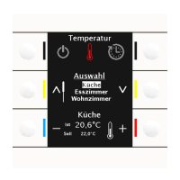 MDT Technologies Bedienzentrale Smart 86 mit Farbdisplay, reinweiß glänzend, BE-BZS86.01