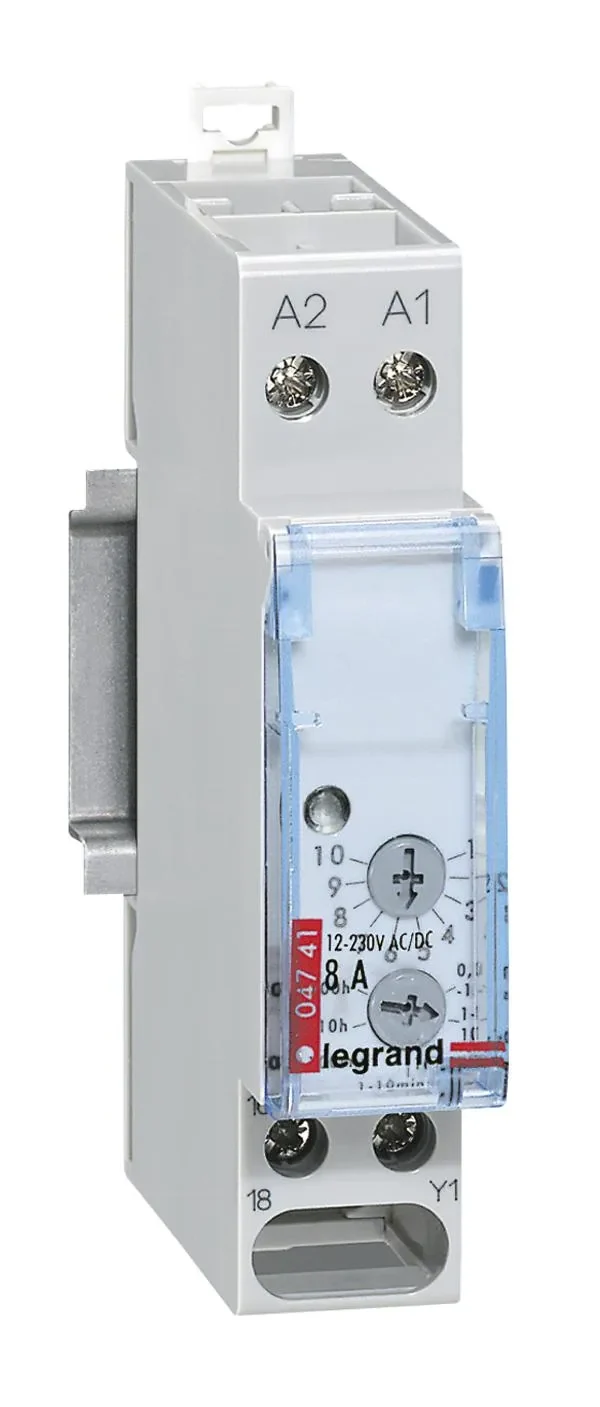 Legrand 004741 Zeitrelais rückfall- verzögert Relais analog 12-230VAC/DC 1TE