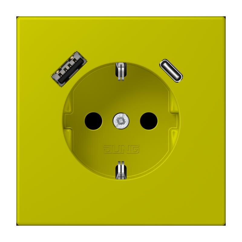 Jung Jung LC1520-15CA249 SCHUKO-Steckdose mit USB Typ AC LC4320F