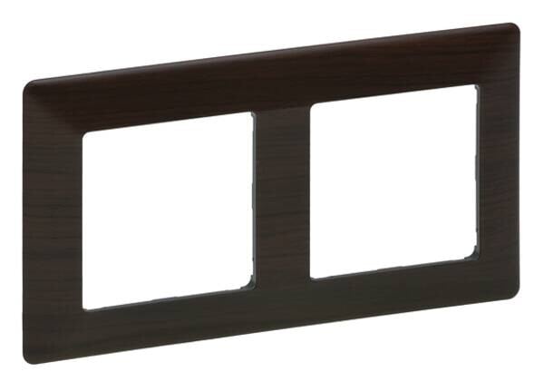 Legrand 754172 Rahmen 2-fach Valena Life dark Wood Thermoplast