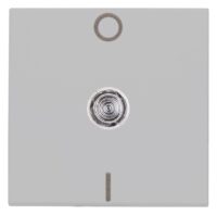 Kopp 491963008 HK07-Flächenwippe 2-polig mit Linse Farbe:grau matt
